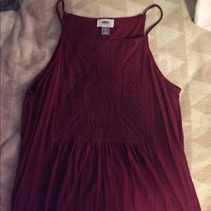 Old navy embroidered tank